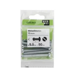 KARWEI metaalbout verzinkt 5x50 mm 10 stuks