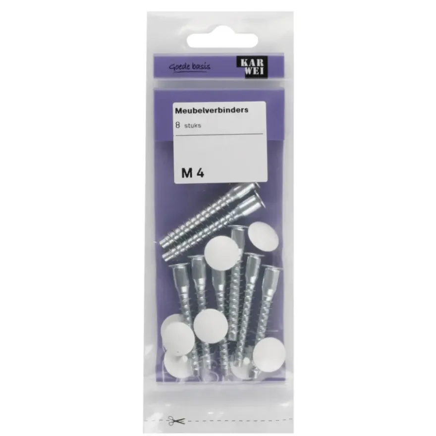 KARWEI meubelverbinder (8 stuks)