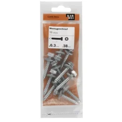 KARWEI montageschroef 6,3x32 mm (10 stuks)