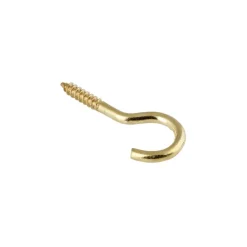 KARWEI Schroefhaken vermessingd 2,3mm - 30mm 6st.