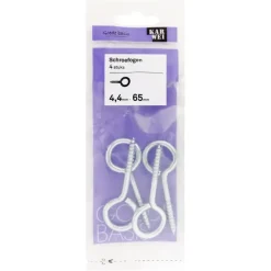 KARWEI Schroefogen verzinkt 4,4mm - 65mm 4st.