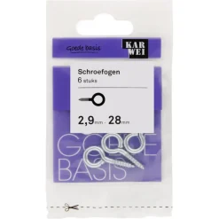 KARWEI Schroefogen verzinkt 2,9mm - 28mm 6st.