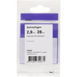KARWEI Schroefogen verzinkt 2,9mm - 28mm 6st.