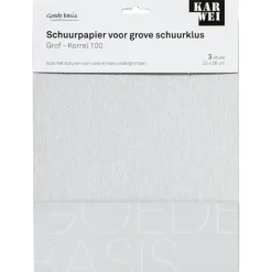 KARWEI schuurpapier grove schuurklus grof K100 (3 stuks)