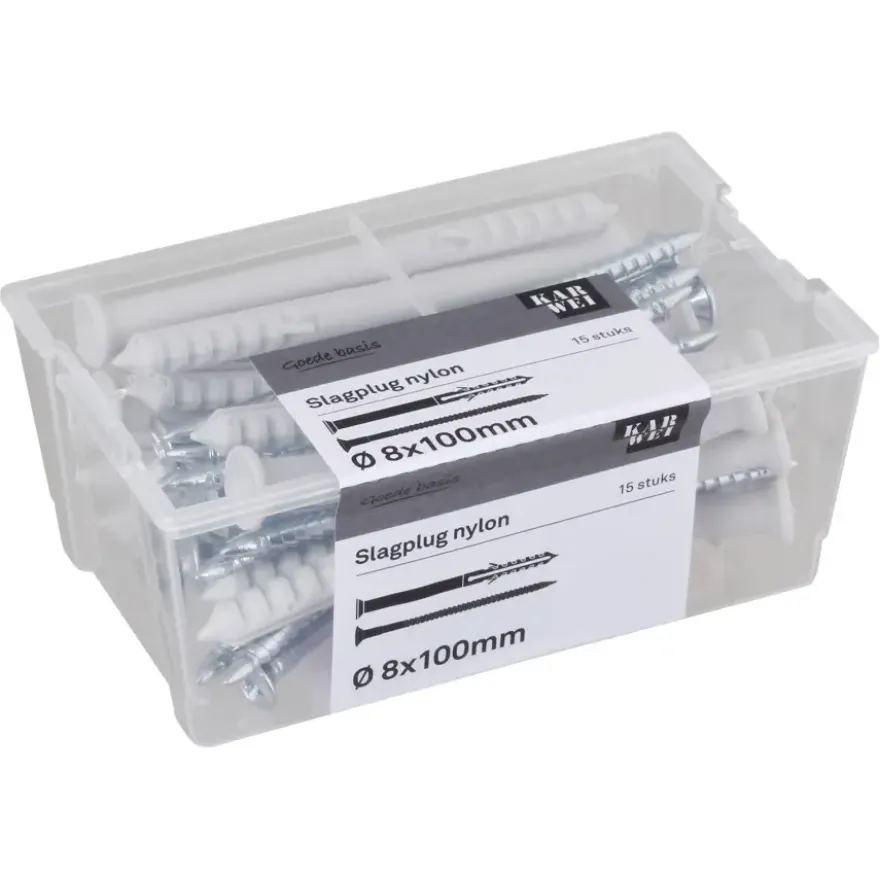 KARWEI slagplug 8x100mm / 4,8x105mm 15ST
