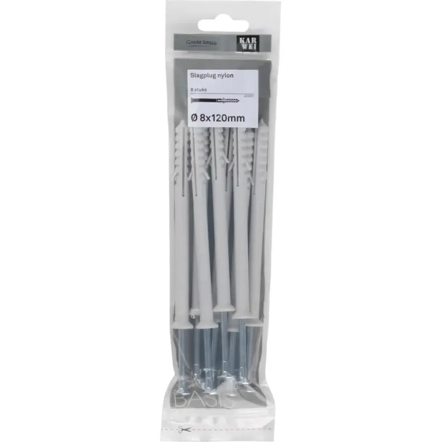 KARWEI slagplug 8x120mm/ 4,8x125mm 8ST