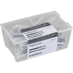 KARWEI slagplug 8x60mm/ 4,8x65mm 20ST