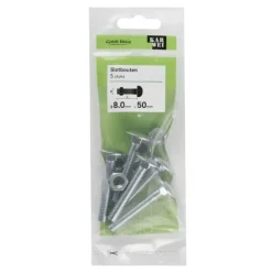 KARWEI slotbout verzinkt 8x50 mm (5 stuks)