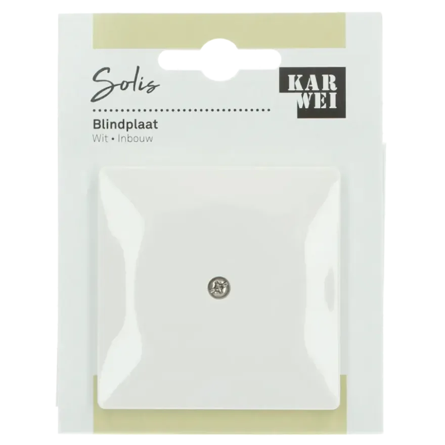 KARWEI Solis afdekplaat wit