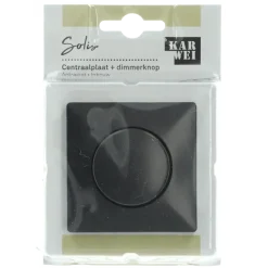 KARWEI Solis centraalplaat dimmer antraciet