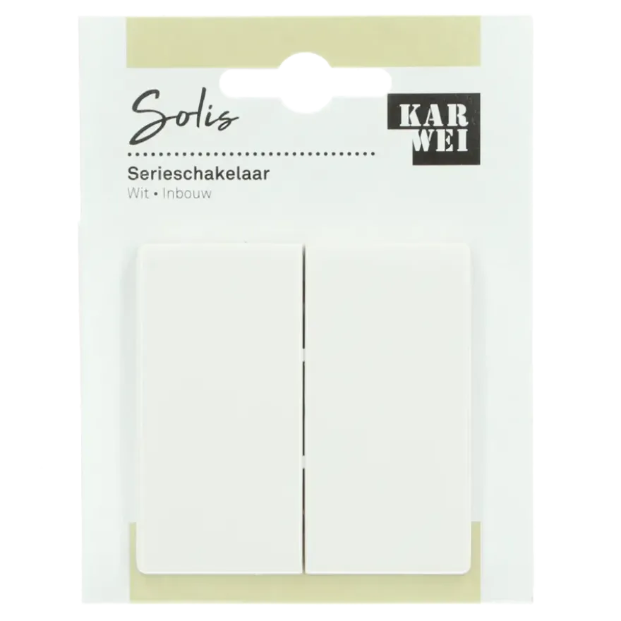KARWEI Solis serieschakelaar wit