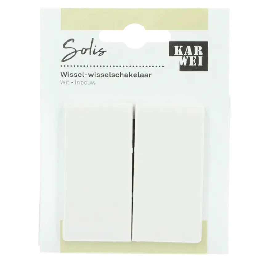 KARWEI Solis wissel-wisselschakelaar wit
