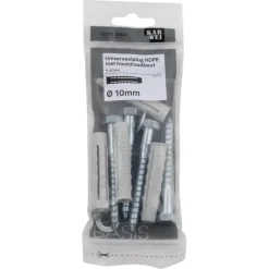 KARWEI uni-plug 10x50mm+hdb 8x70mm+ring 4ST