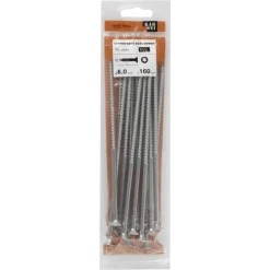 KARWEI unischroef platkop rvs 6x160 mm (15 stuks)