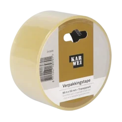 KARWEI verpakkingstape transparant 66 m x 50 mm