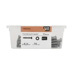 KARWEI vlonderschroef cilinderkop rvs 5x70 mm (50 stuks)