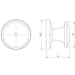 KARWEI voordeurknop aluminium