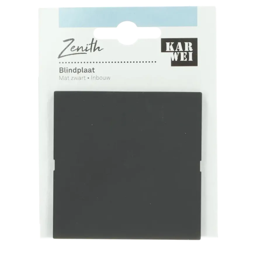KARWEI Zenith afdekplaat mat zwart