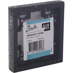 KARWEI Zenith afdekraam 1-voudig mat zwart