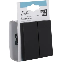 KARWEI Zenith serieschakelaar mat zwart