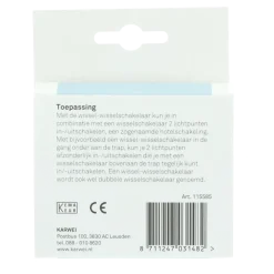 KARWEI Zenith wissel-wisselschakelaar wit