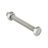 KARWEI zeskantbout voldraad rvs M6x12 mm 8 stuks