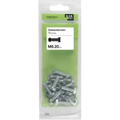 KARWEI zeskantbout voldraad M6x20 mm 10 stuks