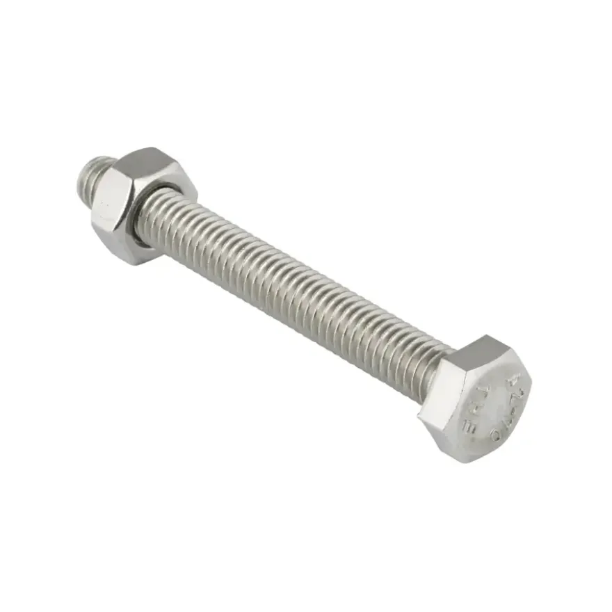 KARWEI zeskantbout voldraad rvs M8x30 mm 10 stuks