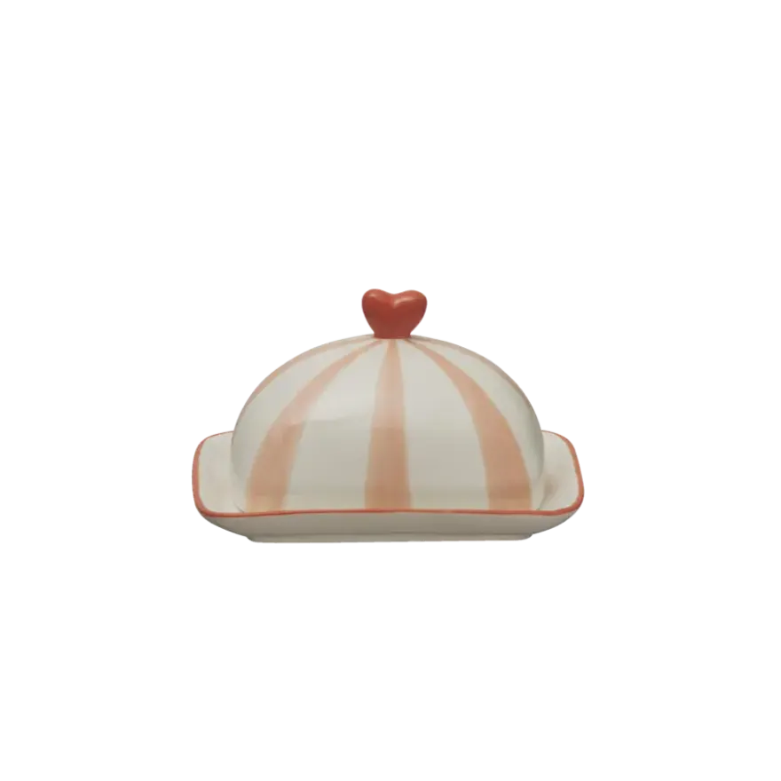 Keramieken botervloot 16,5x13x10cm