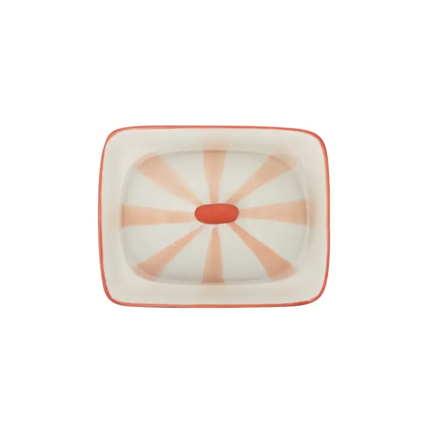 Keramieken botervloot 16,5x13x10cm