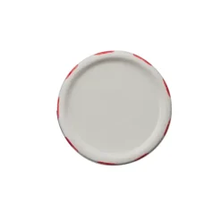 Keramieken doos met strik 11x11x13cm