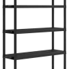 Keter Plus stellingkast kunststof zwart 120 x 40 x 187 cm