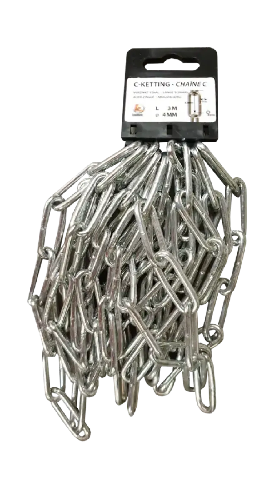 Ketting lange schakel C-40 gesmeed 3 m