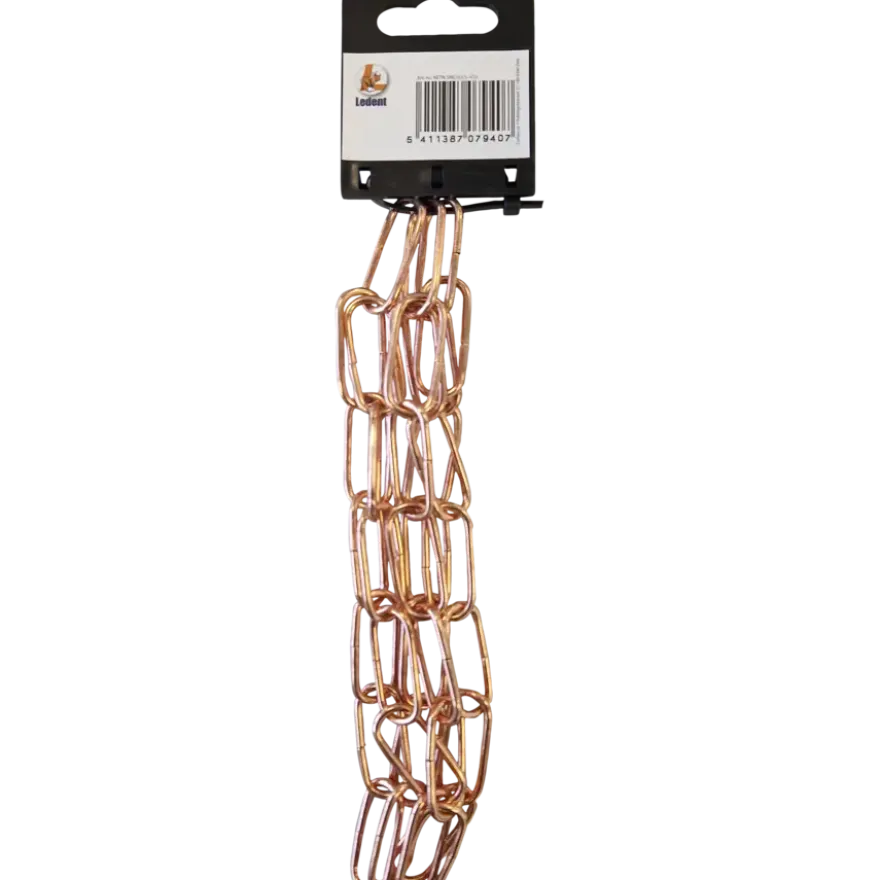 Ketting verkoperd 23x11x2,5 mm 1 meter