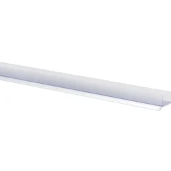 Keukenplintprofiel kunststof 9.5x20mm transparant lengte 260cm