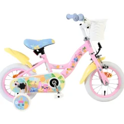 Kinderfiets Disney Stitch pink 12 inch