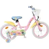 Kinderfiets Disney Stitch pink 16 inch