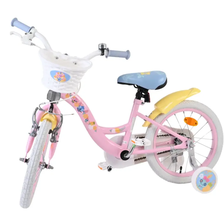 Kinderfiets Disney Stitch pink 16 inch