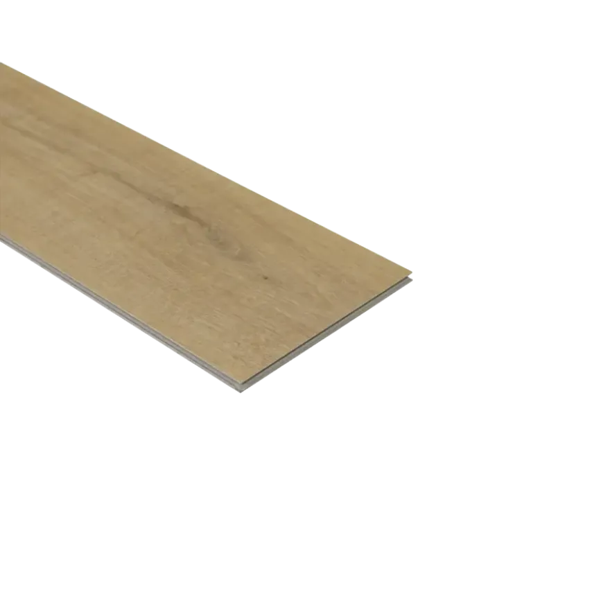 Kleurstaal click PVC Basic crème bruin houtlook