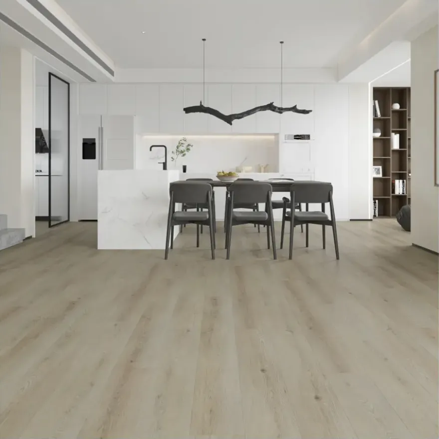 Kleurstaal click PVC Basic licht eiken houtlook
