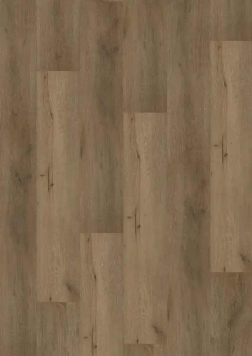 Kleurstaal click PVC Progetto Lazaro donkerbruin eiken houtlook