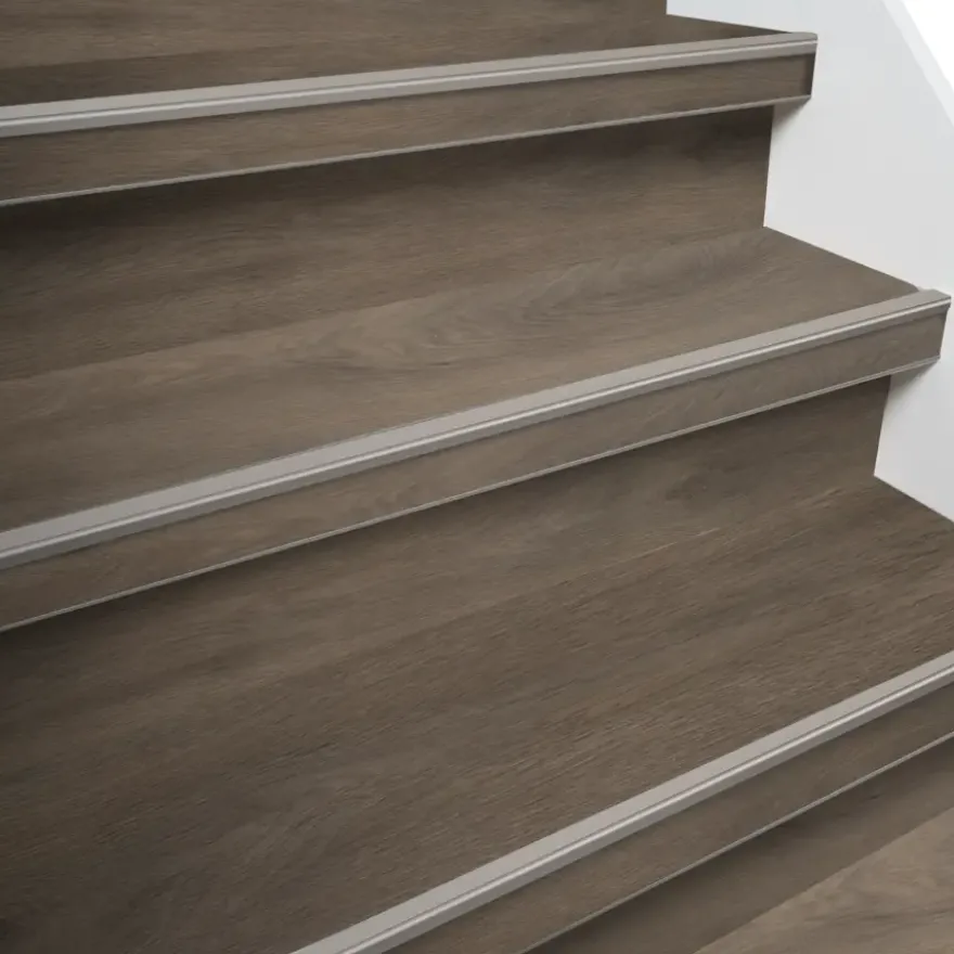 Kleurstaal Firststep Traprenovatie PVC Bruin Eiken