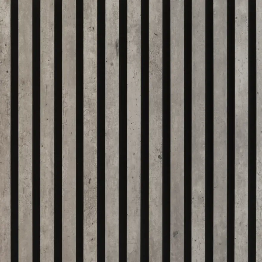 Kleurstaal lattenwand beton 20 x 30 cm