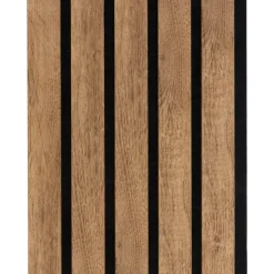 Kleurstaal lattenwand Decowall Advanced brons eiken 25x30cm
