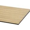 Kleurstaal lattenwand Decowall Acoustic Curve naturel eiken 25x30cm