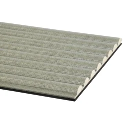 Kleurstaal lattenwand Decowall Acoustic Curve salie 25x30cm
