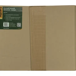 Kleurstaal lattenwand Decowall Advanced walnoot 25x30cm