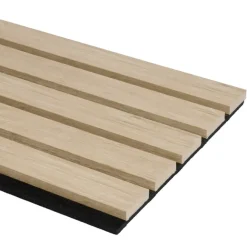 Kleurstaal lattenwand Decowall Advanced natuur eiken 25x30cm