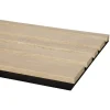 Kleurstaal lattenwand Decowall Acoustic Blend naturel eiken 25x30cm