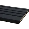 Kleurstaal lattenwand Decowall Acoustic Blend lava eiken 25x30cm